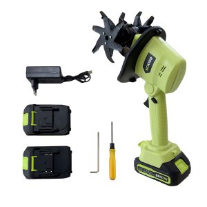 Brixon AKU Ruční kultivátor + Náhradní baterie (2ks, 2Ah)