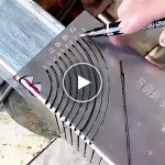 Přesné kovové rýsovací pravítko – video